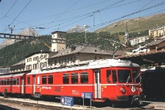 RhB (Rhätische Bahn), St. Moritz 13. July 2003